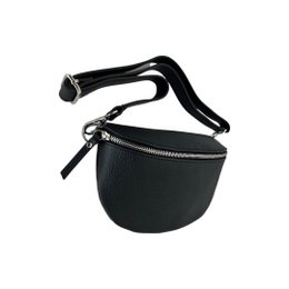 LINA BÆLTETASK I NORNET LÆDER 25CM SORT