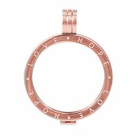 Coins carrier in steel rose