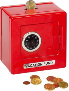 Spaarpot - Brandkast Rood