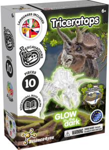 Fossil Excavations Glow in the Dark Science4You – Triceratops