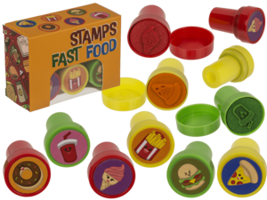 Stamps, Fast Food, 2,5 cm.