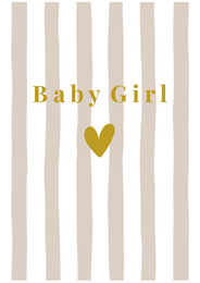 A pink card with a gold foil heart design and a Dutch message that translates to "A little gift for you, because you are so dear to me."