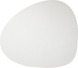 Skinnature dækkeserviet | genbrugslæder | Småsten 40x46 cm