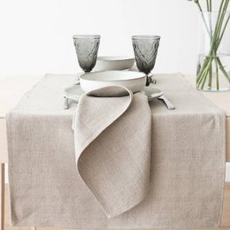 Linen Runner Natural Lara