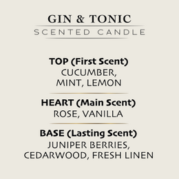 Maker's House Scented Candle - 12-PACK - Gin & Tonic (220 gram)