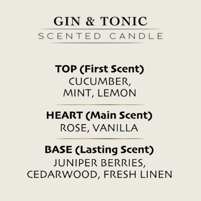 Maker's House Scented Candle - 12-PACK - Gin & Tonic (220 gram)