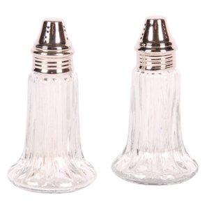 Zout- en peperstrooiers 11 cm - Set/2 -