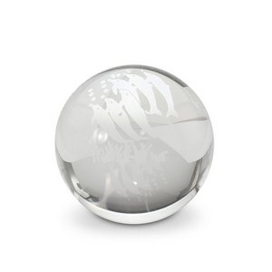 Kristallglaskugel „Delfin“, 55205, Ø ca. 6,5 cm