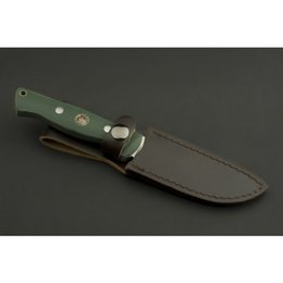 ED MAHONY Pathfinder, jachtmes, G-10 met Iers moskleurig handvat, 440C