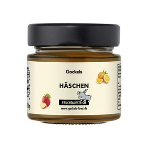 Bunny fruit spread - Easter enjoyment with apple, orange and carrot