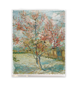 Lens cloth, 15x18 cm, Pink peach trees, Vincent van Gogh