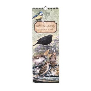 Birthday calendar birds - per 5 pieces