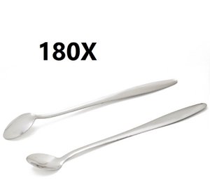 180 Basic Stainless Steel Soda Spoons and Gallons