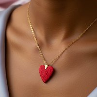 Be My Valentine – Handcrafted Heart Necklace