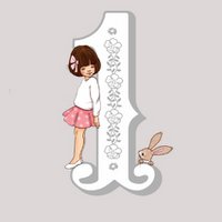 Ansichtkaart Girl one