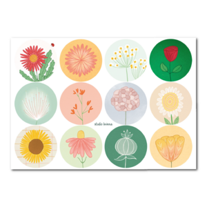Sticker sheet Flowers
