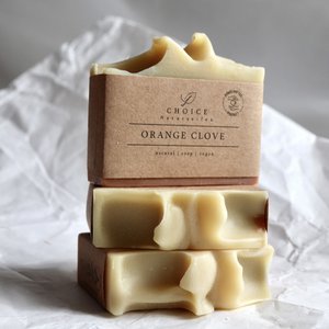 Natural soap "Orange Clove", vegan, palm oil -free