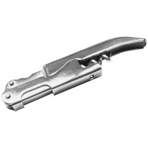 Dubbele hendel kurkentrekker in roestvrij staal Fackelmann Bar Concept