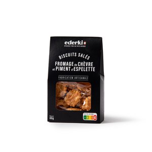 Savory biscuits with goat cheese and Espelette pepper 80g