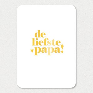 Map | The sweetest dad | Gold foil