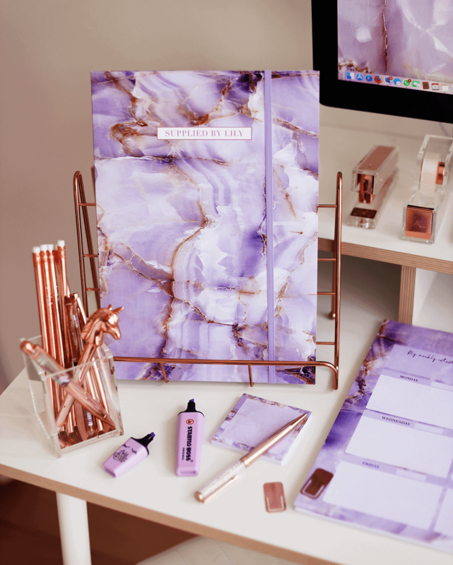 Dokumentenordner in luxuriösem Amethyst