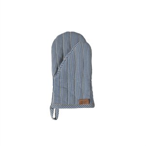 Gestreifter Denim-Küchenhandschuh