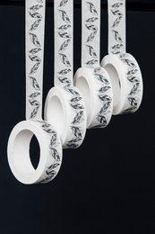 nastro washi piume