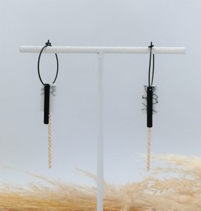Earrings - Minimalism - Marble 4