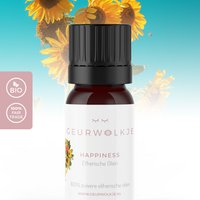 Happiness - Geurwolkje® Blend - 100% Etherische Olie - 5 en 10 ML - Adviesprijs 9,95/14,95
