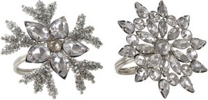 SERVIETTENRINGE "KRISTALL" 2 TEILIGES SET