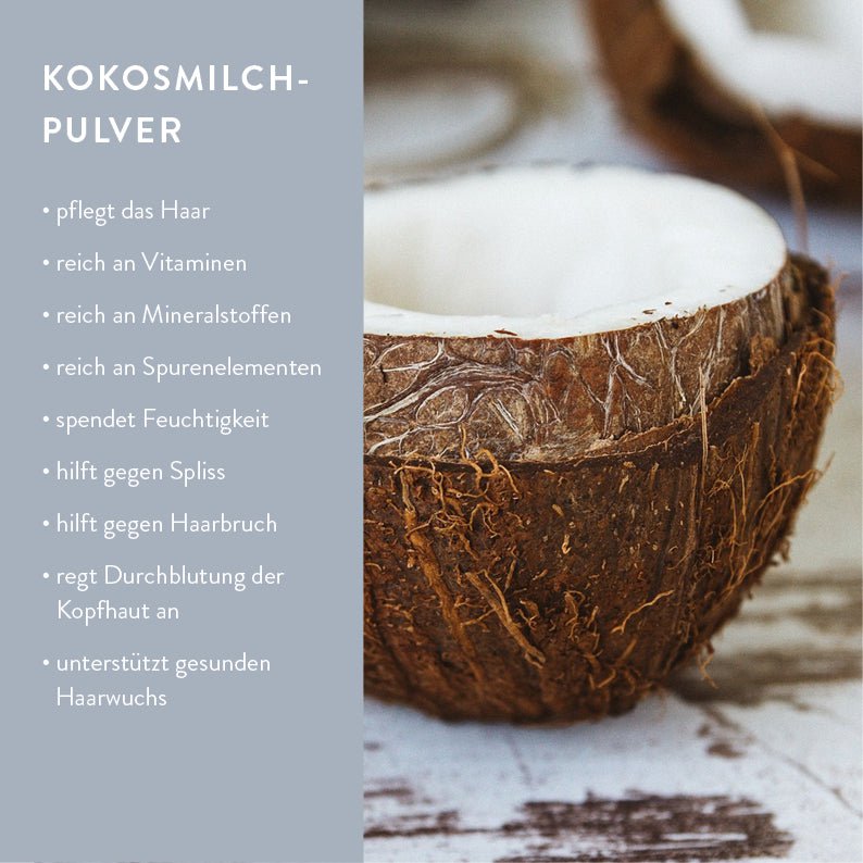 Økologisk naturlig kosmetikbalsam i pulverform med en refillflaske lavet af flydende træ