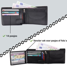 Pung Herre - Stor pung forlænget - Herre pung