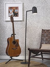 Vloerlamp ijzer Marseille zwart