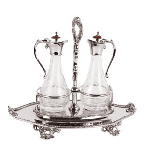 Geschirr Menage Kupfer 29x18 cm