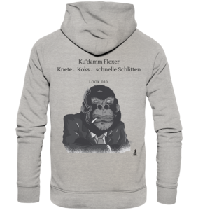 Ku'damm Flexer - Organic Basic Hoodie
