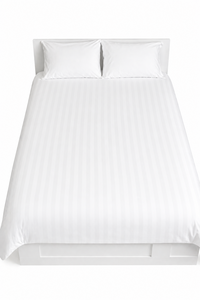 Bedsheet T250 Threads, Stripe Sateen , CVC 70-30