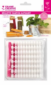 STAMP LETTERS FOR POLYMER CLAY