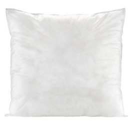 White square cushion cover, 45x45 cm in size, made of soft, high-quality material.