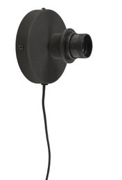 Wandlamp Bali 87cm zw./nat., L