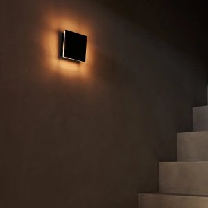 Lane Zwart Snoerloze Wandlamp | Oplaadbaar en dimbaar ontwerp