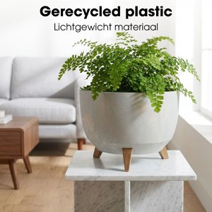 Outdoor planter Doppio Gray