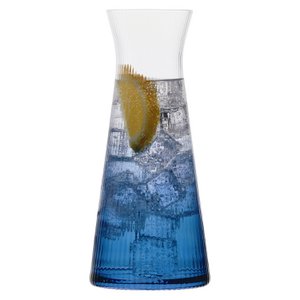 Empire-Wasserkaraffe aus blauem Glas – Wasserkrug