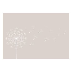 Tapete Kinderzimmer Löwenzahn Beige