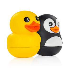 My Happy Bath Toys eend en pinguïn baddieren