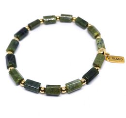 Stretch-Armband mit Edelsteinsäule