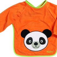 Latzhose mit langen Ärmeln - orange