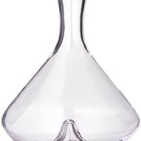 EDZARD karaf Frederick, mondgeblazen kristalglas met platina rand, H 27 cm, inhoud 2,1 liter