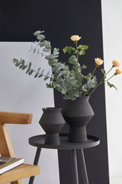vase rond angulaire jaggy en céramique, CUZCO 20ZW