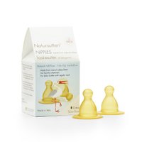 Natursutten bottle teats 2 pieces per box, slow flow