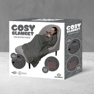 Mad Monkey - Verwarmdeken Beige